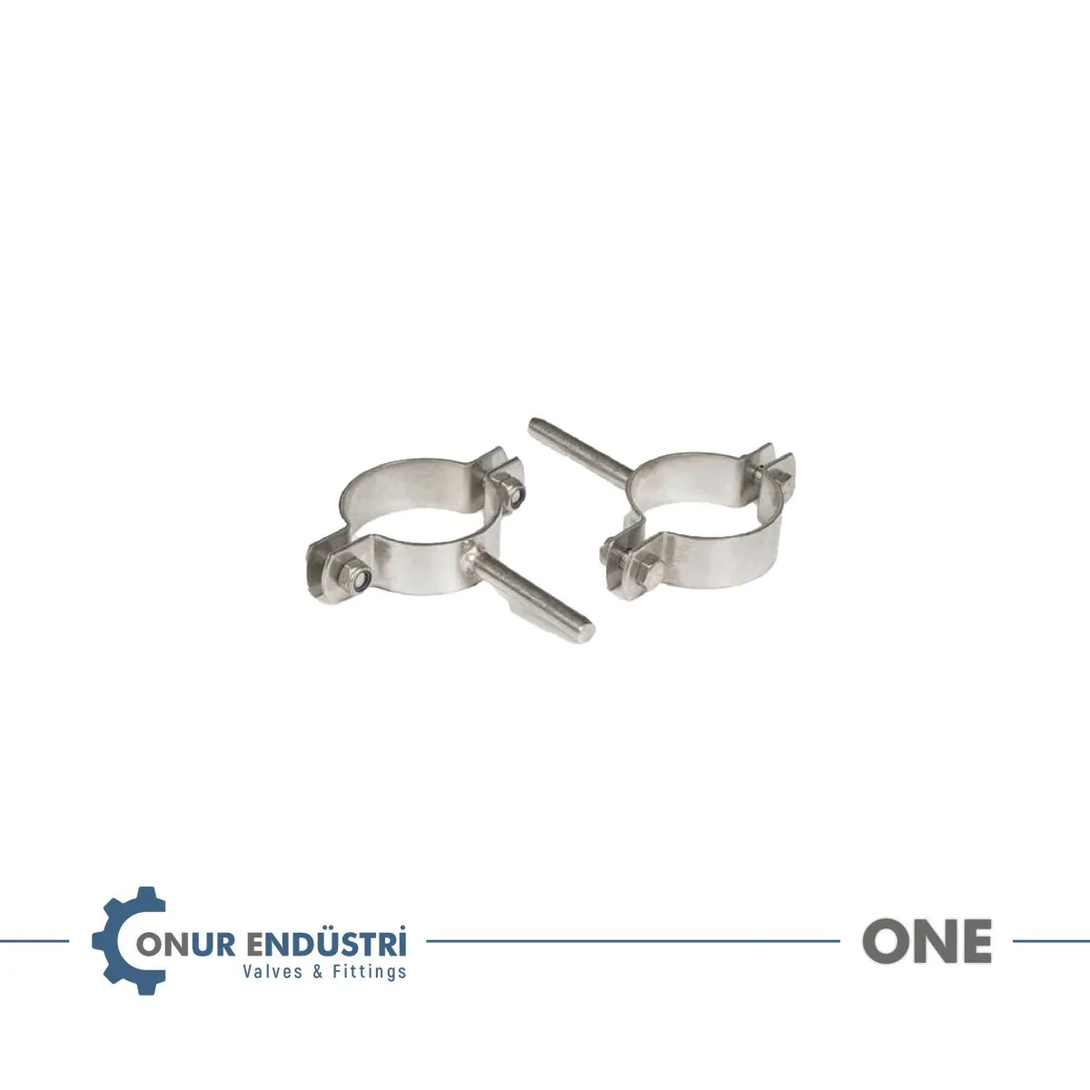 Boru Kelepçesi Mil Saplı (Paslanmaz)