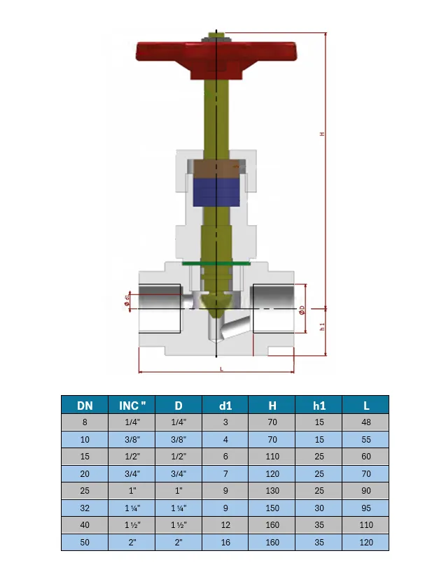 İğne Vana (Paslanmaz)